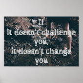 あなたもしに挑戦するのではなく、あなた方を変えることはない ポスター (正面)