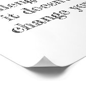 あなたもしに挑戦するのではなく、あなた方を変えることはない ポスター (角)