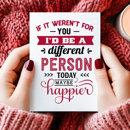 あなたもしのためにおもしろいは反バレンタインデー シーズンカード