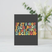 あなたもしの体ではないIt's Your Decision Pro ポストカード (スタンド正面)