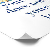 あなたもしの思いやりは自分自身を含まない – Com ポスター (角)