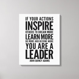 あなたもしの行動インスパイアは、ジョン・クインシー・アダムス キャンバスプリント