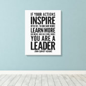 あなたもしの行動インスパイアは、ジョン・クインシー・アダムス キャンバスプリント (インサイチュ (ウッドフロア))