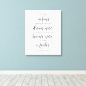 あなたもしの行動インスパイアは、ジョン・クインシー・アダムス キャンバスプリント (インサイチュ (ウッドフロア))