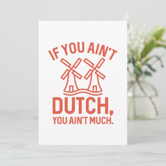 あなたもしはオランダではない サンキューカード (スタンド正面)