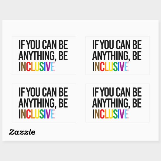 あなたもしは何でもできる 長方形シール (シート)