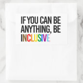 あなたもしは何でもできる 長方形シール (バッグ)