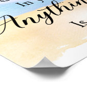 あなたもしは信じ何でも可能だ ポスター (角)