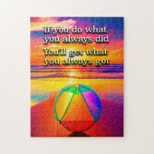 あなたもしは常にしたことを行うオウムスローガン日の出 ジグソーパズル (縦)