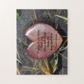 あなたもしは本当に自然浮動ハートを愛する ジグソーパズル (縦)