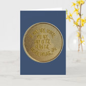 あなたもしは正気の奇跡が起こっカスタムた カード (黄色い花)