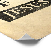 あなたもしは罪を犯さない、イエスは何の罪もなく死んだ。 ポスター (角)