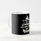 あなたもしは考え魔女よハロウィン コーヒーマグカップ (正面左)