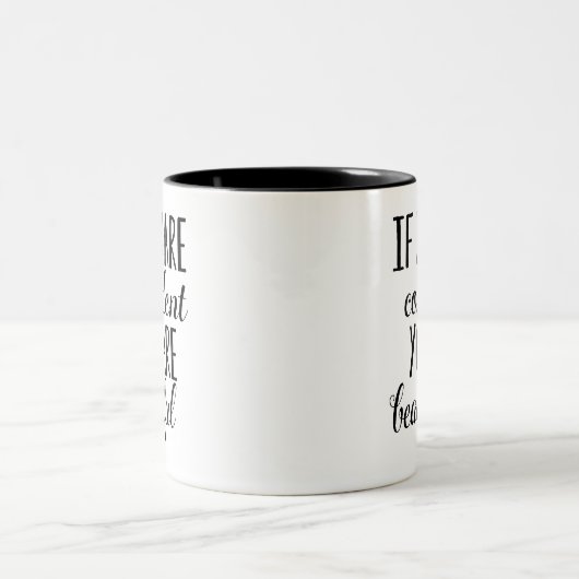 あなたもしは自分が美しいと確信している ツートーンマグカップ (中央)