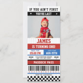 あなたもしは、あなたは最後のレース1st誕生日の最初ではない 招待状 (正面)