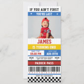 あなたもしは、あなたは最後のレース1st誕生日の最初ではない 招待状 (正面)