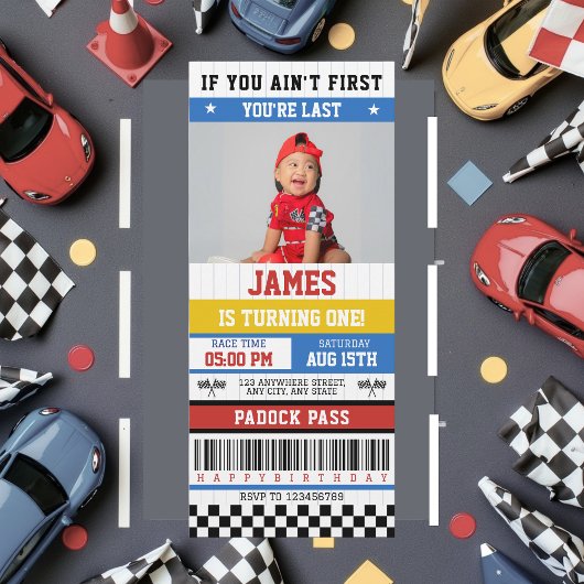 あなたもしは、あなたは最後のレース1st誕生日の最初ではない 招待状