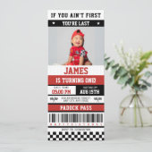 あなたもしは、あなたは最後のレース1st誕生日の最初ではない 招待状 (スタンド正面)