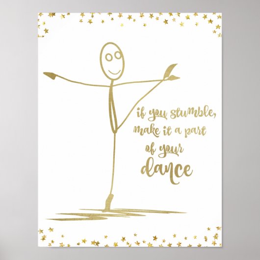 あなたもしは、ダンス引用文の一部にする ポスター (正面)