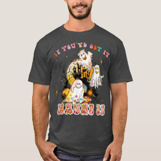 あなたもしはItの得フローラ幽霊ヒッペハロ Tシャツ