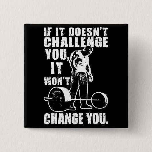 あなたもしを挑発しないし、それは変わらない 缶バッジ (正面)