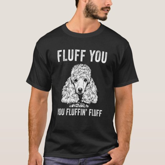 あなたもふわもふ犬 Tシャツ (正面)