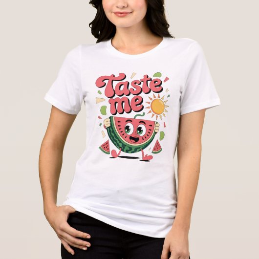 あなたも召し上がれ! トライブレンドTシャツ (正面)