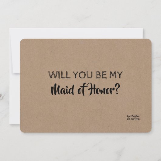 あなたも好き…花嫁付おもしろいき娘の提案 招待状 (裏面)