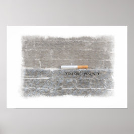 あなたやめが勝つ – アンチ喫煙キャンペーン ポスター