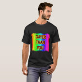 あなたよりゲイ Tシャツ (正面フル)