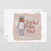 あなたらしくあるための靴下! ポストカード (正面/裏面)