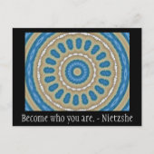 あなたらしくあれ。 - ニーチェ ポストカード (正面)