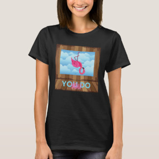 あなたらしくあれ 逆さまフラミンゴ Tシャツ
