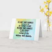 あなたらしくね - グリーティングカード (黄色い花)