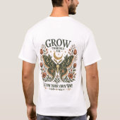 あなたらしく輝く セレスティアルモス デザイン Tシャツ (裏面)