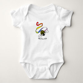 あなたらしく輝く Bee You-tiful ベビーTシャツ ベビーボディスーツ