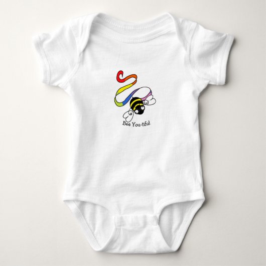 あなたらしく輝く Bee You-tiful ベビーTシャツ ベビーボディスーツ (正面)