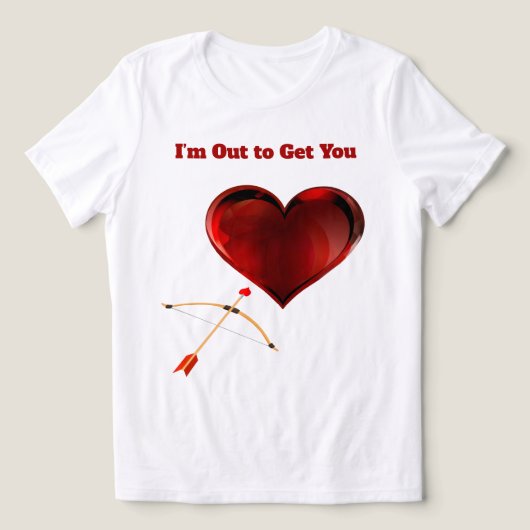 あなたをゲットしてやるわ トライブレンドTシャツ (デザイン正面)