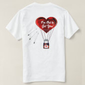 あなたをゲットしてやるTシャツ Tシャツ (デザイン裏面)