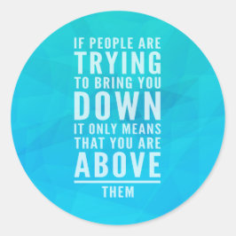 あなたをダウンさせる引用文 ラウンドシール