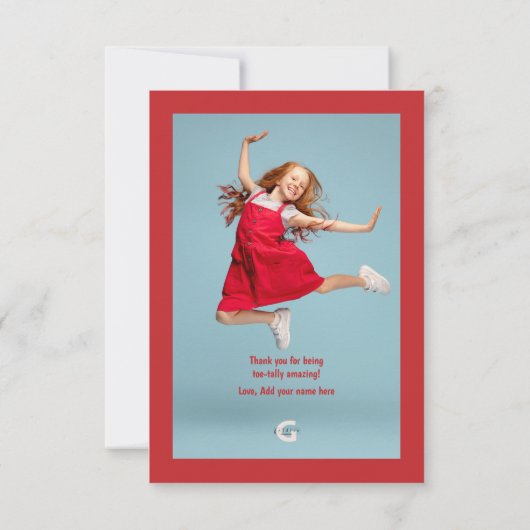 あなたをノックオフ クラスルーム バレンタイン カード (裏面)