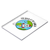 あなたをロケットで世界最高に面白く! ロケットのユーモアたっぷりの世界一周 ノートブック (左側)