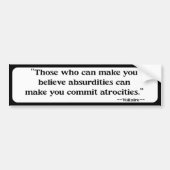 あなたを作ることができる信じ人- バンパーステッカー (正面)