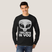 あなたを信じて 白いエイリアン Tシャツ (正面フル)
