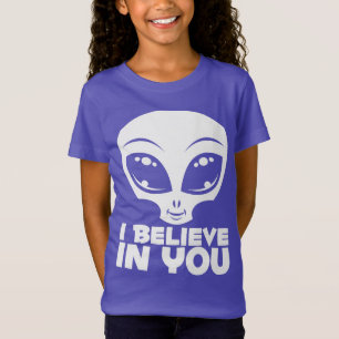 あなたを信じて 白いエイリアン Tシャツ