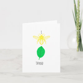 あなたを信じて (Bee Leaf) カード