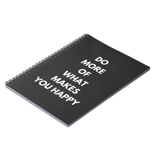 あなたを幸せにしてくれることをもっと行う ノートブック (左側)