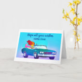 「あなたを幸せにするものは全て*クリスマスの願い カード (黄色い花)