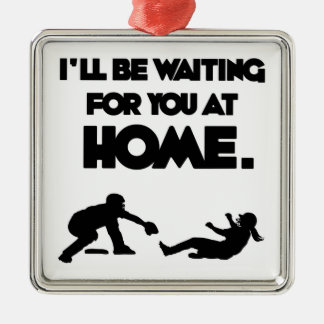 あなたを待っています メタルオーナメント