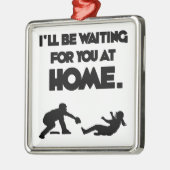 あなたを待っています メタルオーナメント (左)